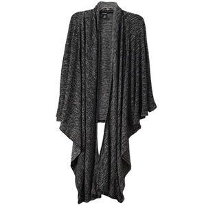 DKNY open front waterfall cardigan sweater